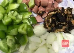 Illustration of how to make bacon pizza 1