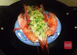 Illustration of how to make garlic lobster with open side 6