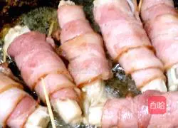 Illustration of how to make bacon needles 3