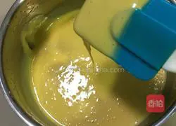 Illustration of how to make seaweed, sesame and meat floss cake 9