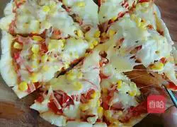 Homemade pizza recipe illustration 5