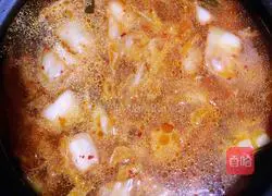 Illustration of Korean Spicy Cabbage and Tofu Soup 9