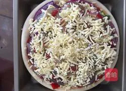 Illustrated recipe for lazy version of pizza 10