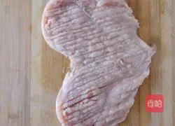 Illustration of how to make golden crispy chicken steak 2