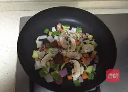 Baked Bacon and Cheese Illustration of how to make rice 3