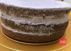 Chocolate Blueberry Cake Recipe Illustration 7