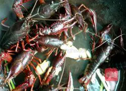 Illustration of how to make steamed lobster 1