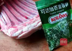 Roasted with thyme Illustration of how to make lamb chops 1