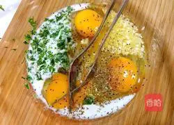 Illustration of how to make fried steak 2