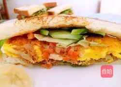 Illustration of how to make tuna and egg sandwich 7