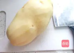 Illustration of how to make French fries 1