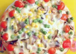 Illustration of how to make pan pizza 14