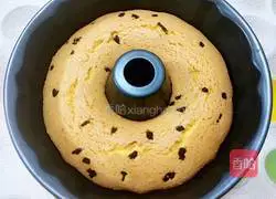 Illustration of how to make whole egg cake (dried blueberry) 13