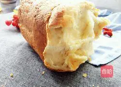 Chicken Illustration of how to make bread pizza 1