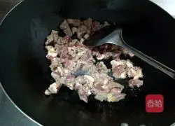 Illustration of how to make beef stewed rice 6