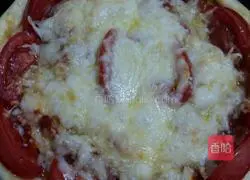 Illustration of how to make bacon pizza 4