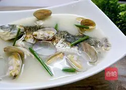 Illustration of how to cook crucian carp with clams 10
