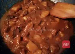Illustration of Curry Beef and Potatoes 17