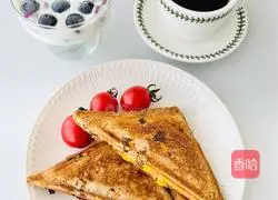 5-minute super quick low-calorie hot-pressed sandwich recipe 7