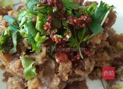 Illustration of homemade mutton steamed rice flour 4