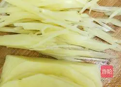 Illustration of how to make kimchi and potato shreds 3