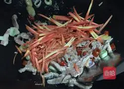 Illustration of how to make radish and kimchi beef 5