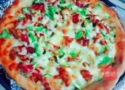 Illustration of how to make New Orleans barbecue pizza 7