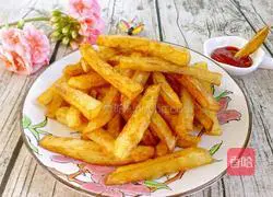 Illustration of how to make delicious French fries 7