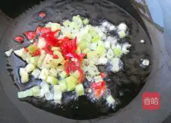 Illustration of how to make oatmeal and fish 5