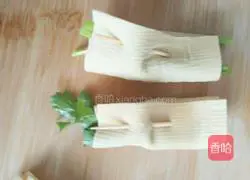 Illustration of how to make vegetable skewers (BBQ version) 5
