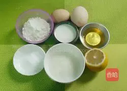 Illustration of how to make local egg chiffon cake 1