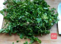 Shepherd's Purse Pearl Meatballs.Recipe 3