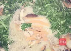 Fried rice noodles with clams Illustration of how to do it 6