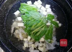  Illustration of how to make cabbage and tofu soup (Pearl Jade White Jade Soup) 8