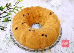Illustration of how to make whole egg cake (dried blueberry) 14