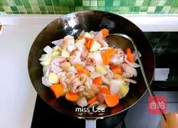 Illustration of how to make curry chicken 6