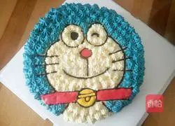 Doraemon Birthday Cake Recipe Illustration 17