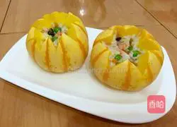 Illustration of how to make pumpkin paella 12