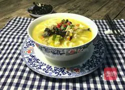 Illustration of how to make steamed noodles 11