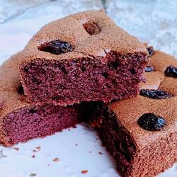 Black rice hot noodle cake