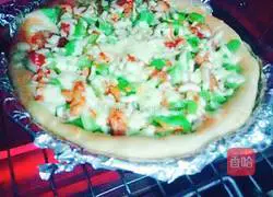 New Orleans Barbeque Pizza Recipe Illustration 6