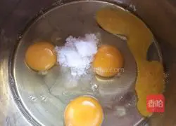 Illustration of how to make oil-free and water-free cake 1