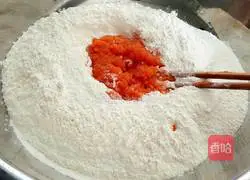 Illustration of how to make vegetable skin dumplings 2