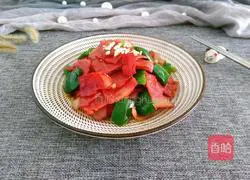 Illustration of how to make fried bell peppers with bacon 13