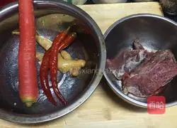 Illustration of how to make radish and kimchi beef 1