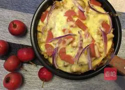 Illustration of how to make Ruyi Pizza (Cumin Chicken Pizza) 11