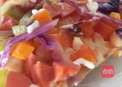 Illustration of how to make papaya pizza 6