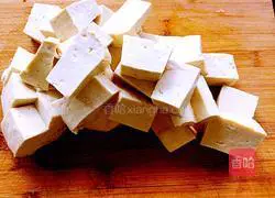 Spinach Illustration of how to make tofu 2