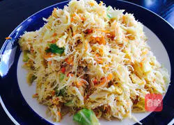 Illustration of how to make vegetarian fried rice noodles 5