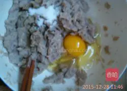 Illustration of how to make fish meat and pearl balls 4